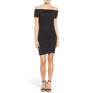 Pam & Gela Off the Shoulder Ruched Dress